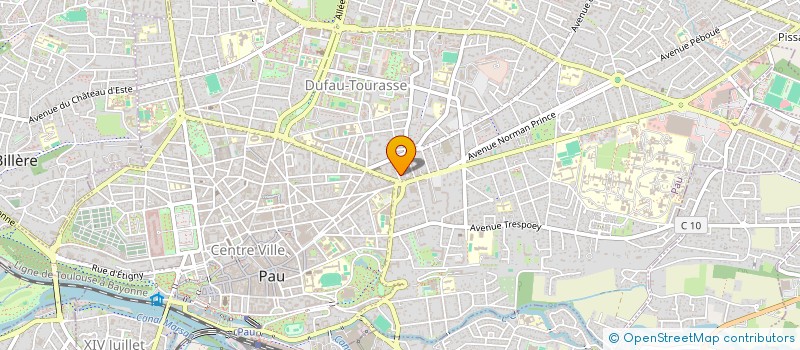 localisation de l'entreprise 37 INVEST à PAU