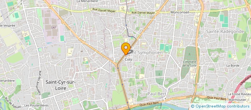 localisation de l'entreprise 37 MAGINOT  TOURS