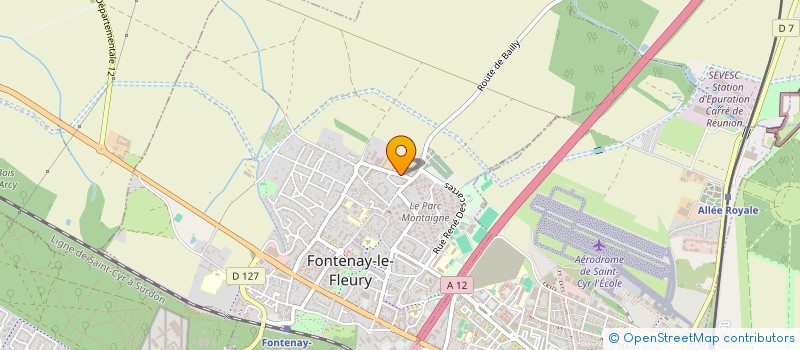 localisation de l'entreprise 37 ROUTE DE LOUVECIENNES à FONTENAY-LE-FLEURY