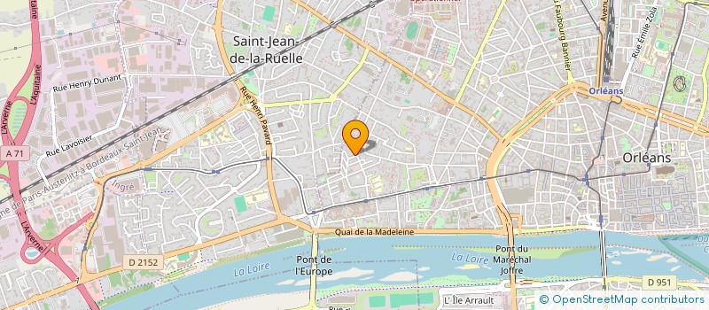 localisation de l'entreprise 37 RUE PORTE DUNOISE  ORLEANS