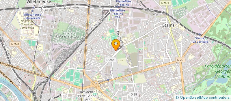 localisation de l'entreprise 377 565 908 à PIERREFITTE-SUR-SEINE