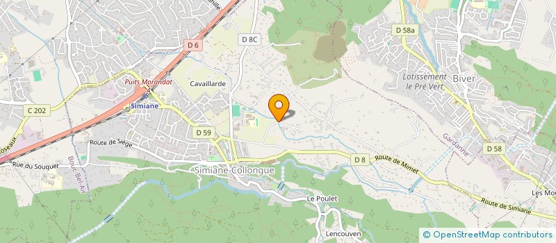 localisation de l'entreprise 377 576 681   SIMIANE-COLLONGUE