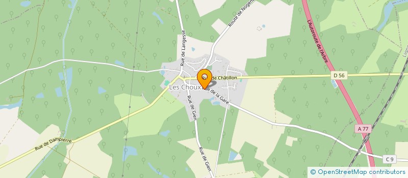 localisation de l'entreprise 377 584 339   LES CHOUX