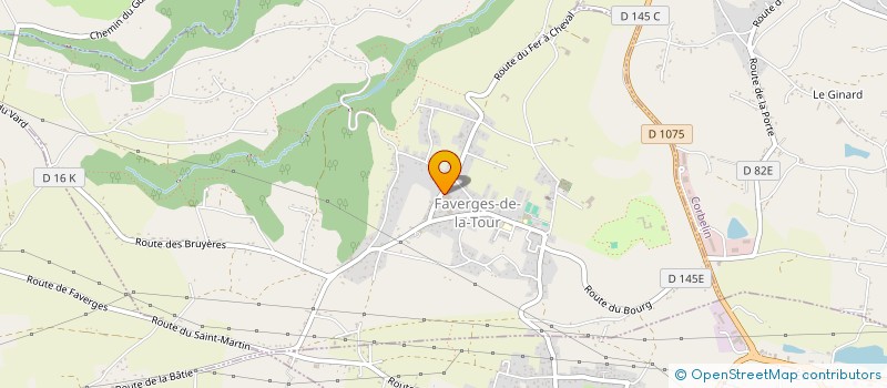 localisation de l'entreprise 377 584 677   FAVERGES-DE-LA-TOUR