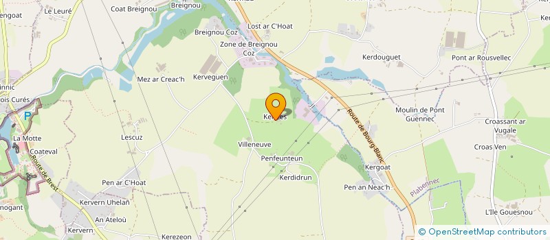 localisation de l'entreprise 377 631 387  à QUIMPER