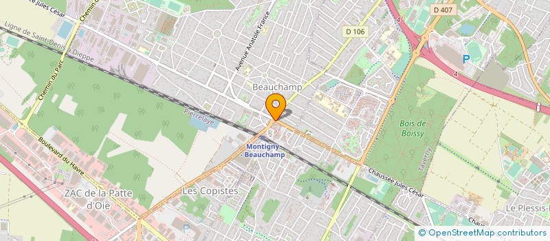 localisation de l'entreprise 377 760 400   BEAUCHAMP