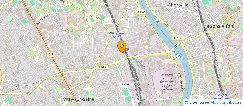 localisation de l'entreprise 377 915 111  à VITRY-SUR-SEINE