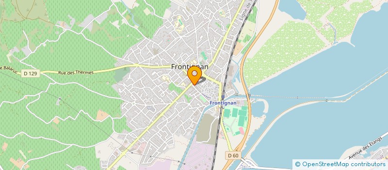 localisation de l'entreprise 378 001 127  à FRONTIGNAN