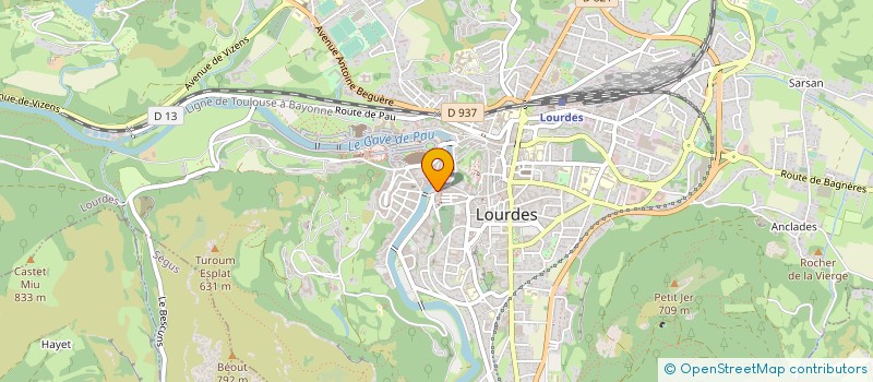 localisation de l'entreprise 378 060 115   LOURDES