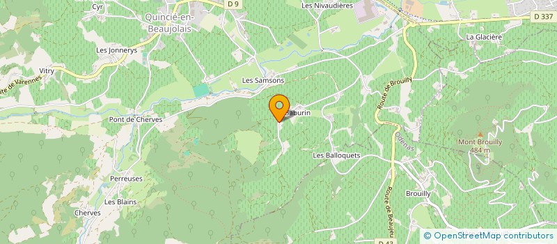 localisation de l'entreprise 378 107 718   QUINCIE-EN-BEAUJOLAIS