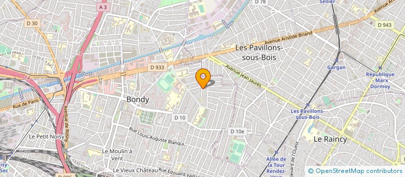 localisation de l'entreprise 378 137 848   BONDY