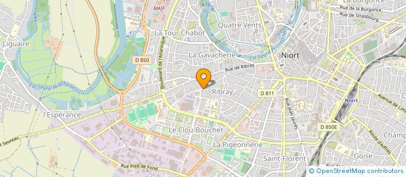 localisation de l'entreprise 378 198 642 à NIORT