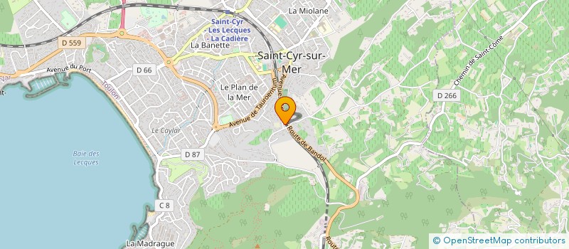 localisation de l'entreprise 378 278 618 à LA CIOTAT