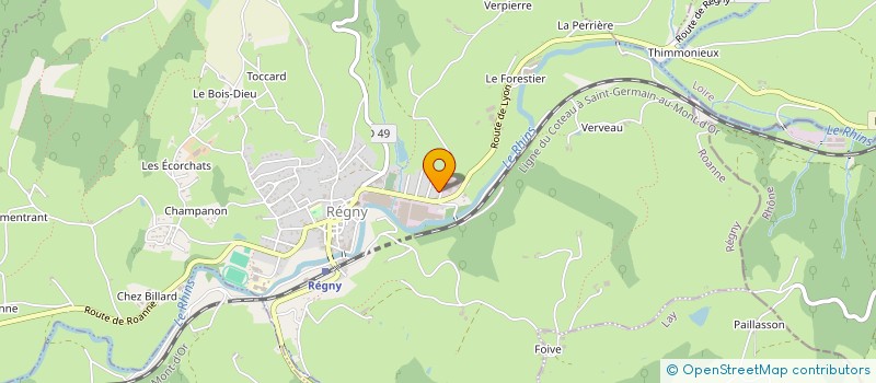 localisation de l'entreprise 378 287 494   REGNY