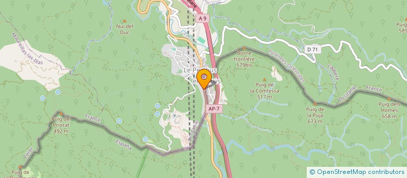 localisation de l'entreprise 378 296 586   LE PERTHUS