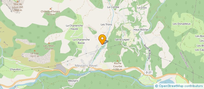 localisation de l'entreprise 378 408 769 à BARCELONNETTE