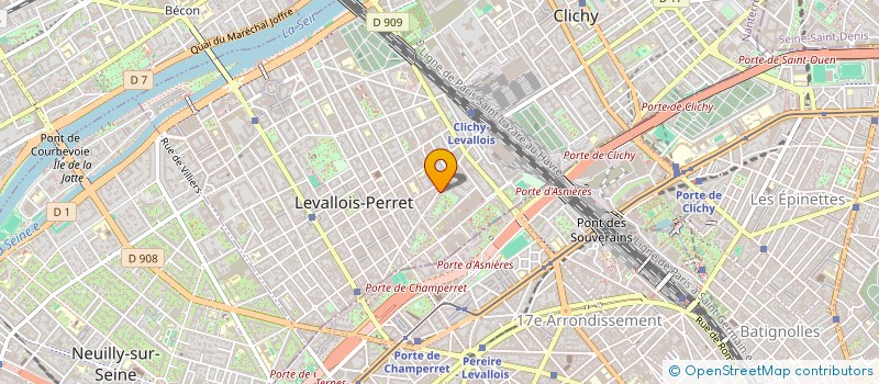 localisation de l'entreprise 378 491 013  à LEVALLOIS-PERRET