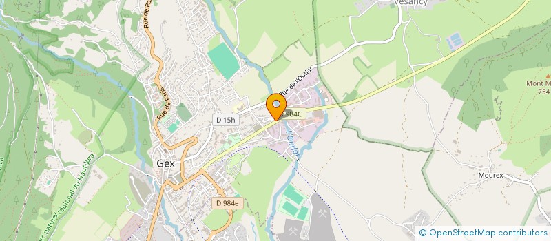 localisation de l'entreprise 378 496 368   GEX