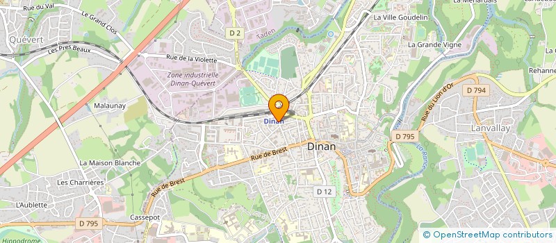 localisation de l'entreprise 378 659 650   SAINT-MALO