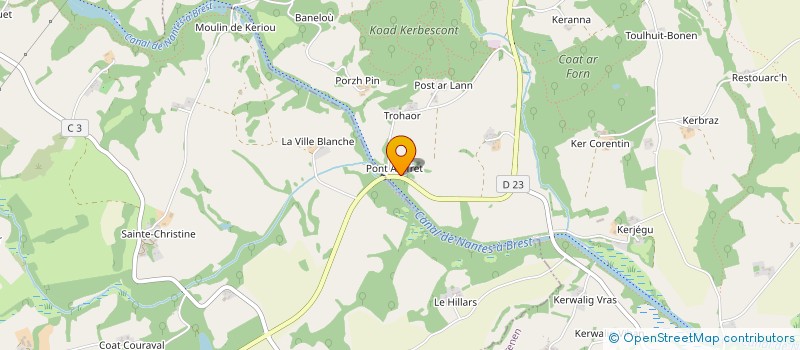 localisation de l'entreprise 378 671 218   ROSTRENEN