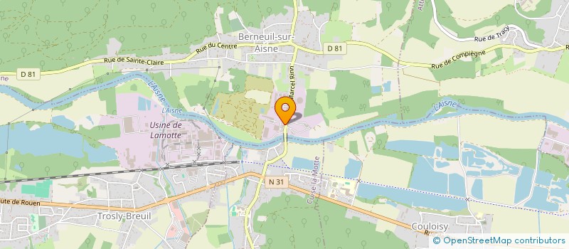 localisation de l'entreprise 378 712 509 à BERNEUIL-SUR-AISNE