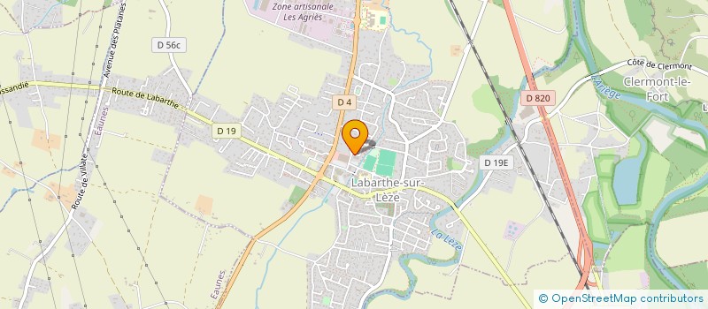 localisation de l'entreprise 378 748 388 à LABARTHE-SUR-LEZE