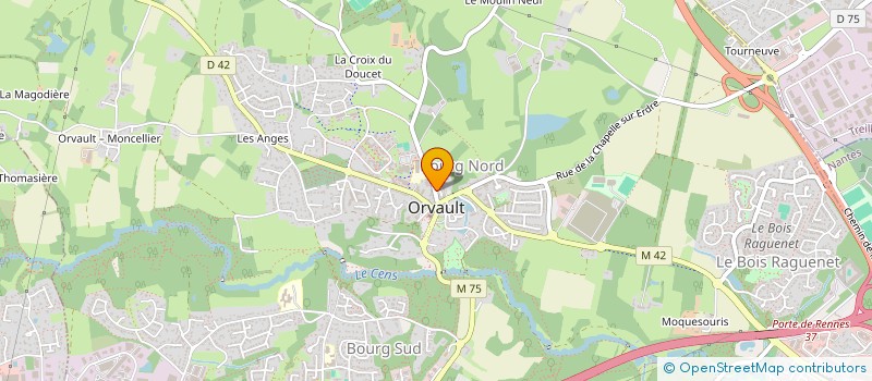 localisation de l'entreprise 378 845 978  à ORVAULT