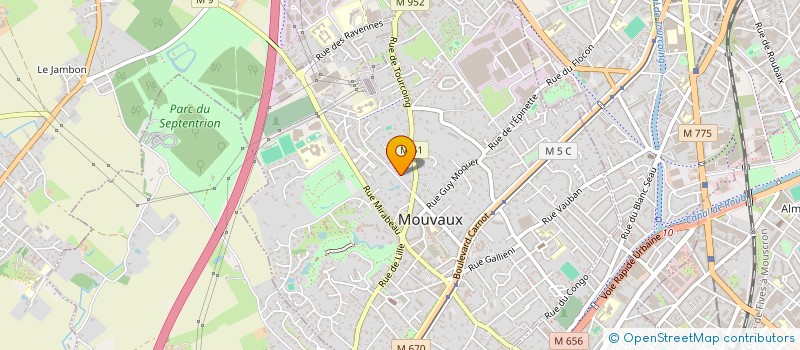 localisation de l'entreprise 378 927 909   MOUVAUX