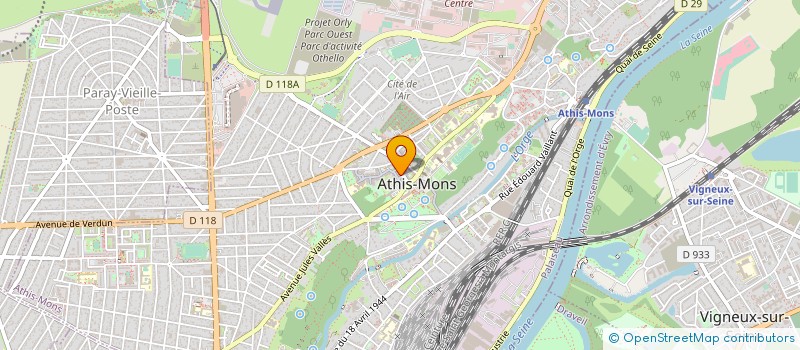 localisation de l'entreprise 379 124 134   ATHIS-MONS