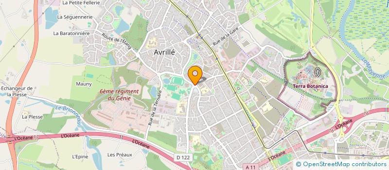 localisation de l'entreprise 379 153 794   AVRILLE