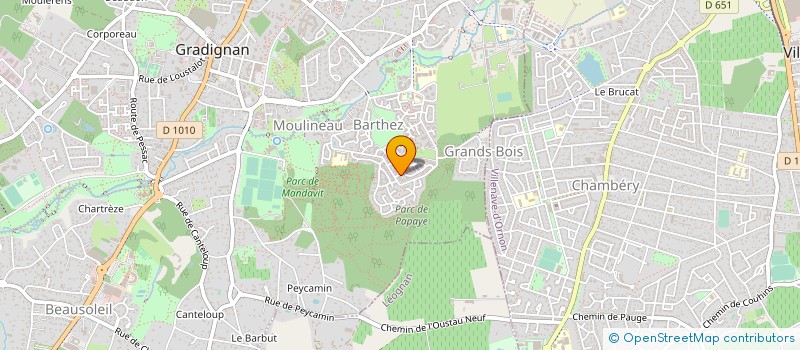 localisation de l'entreprise 379 184 096   GRADIGNAN