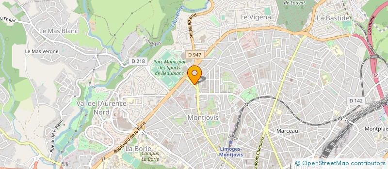localisation de l'entreprise 379 200 892 à LIMOGES