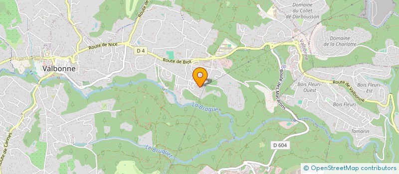localisation de l'entreprise 379 258 098 à VALBONNE