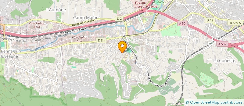 localisation de l'entreprise 379 405 681 à AUBAGNE