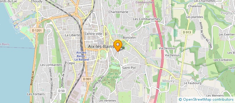 localisation de l'entreprise 379 411 481   AIX-LES-BAINS