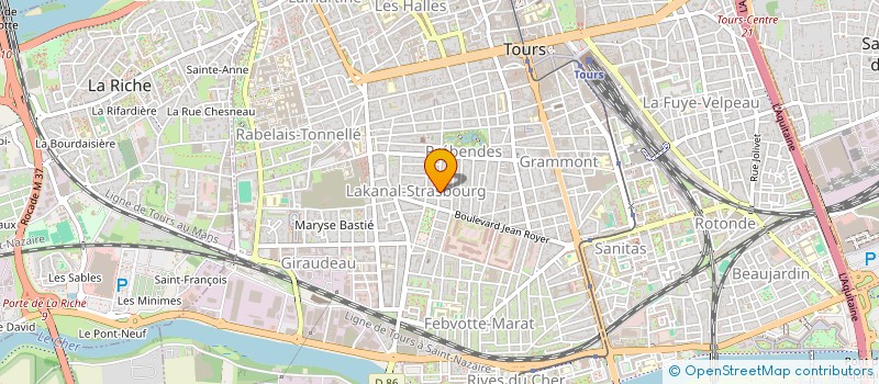 localisation de l'entreprise 379 595 556   TOURS