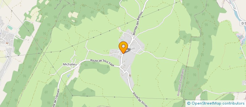 localisation de l'entreprise 379 655 772   ANNOISIN-CHATELANS