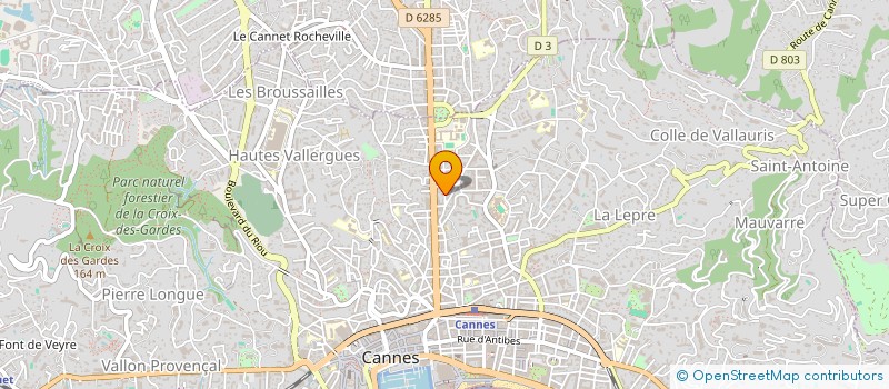 localisation de l'entreprise 379 671 613 à CANNES