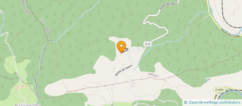 localisation de l'entreprise 379 728 694   MILHARS