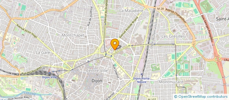 localisation de l'entreprise 379 733 884 à DIJON