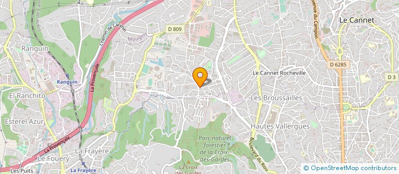 localisation de l'entreprise 379 881 998 à ROQUEBRUNE-SUR-ARGENS