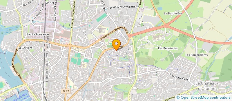 localisation de l'entreprise 37DEUX à LES SABLES D'OLONNE