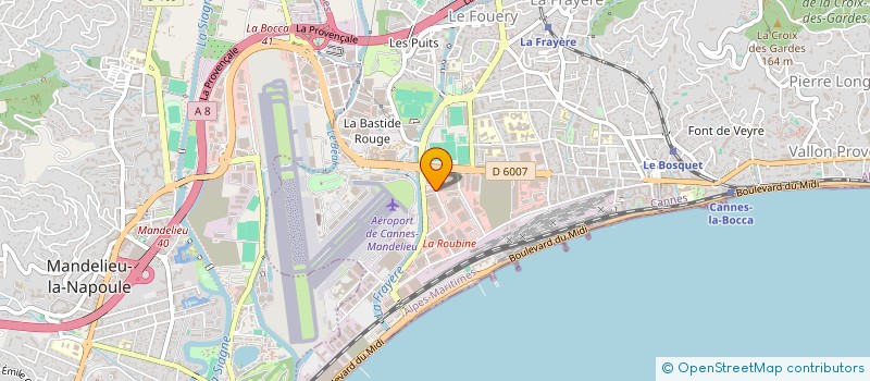 localisation de l'entreprise 38 FOCH à CANNES