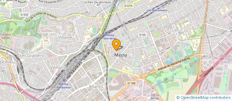 localisation de l'entreprise 38 GAMBETTA NOTAIRES à MASSY