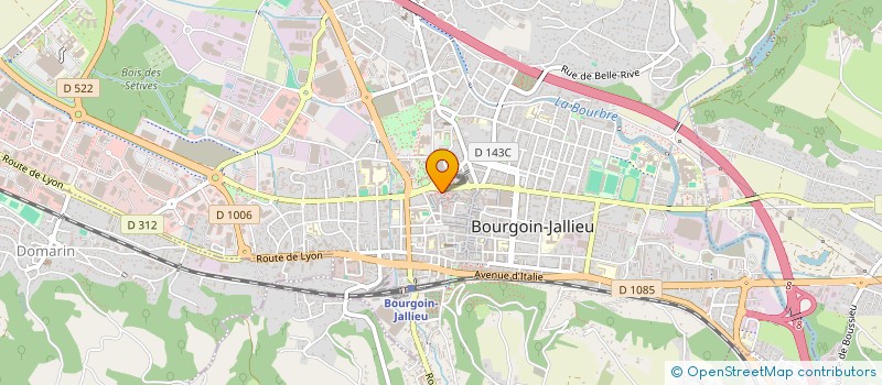 localisation de l'entreprise 38 INTERNATIONAL  BOURGOIN-JALLIEU
