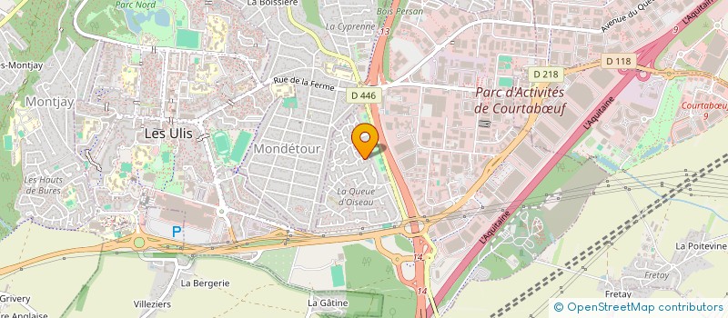 localisation de l'entreprise 38 TELEGRAPHE à LES ULIS