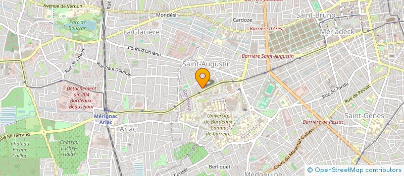 localisation de l'entreprise 380 097 493 à BORDEAUX