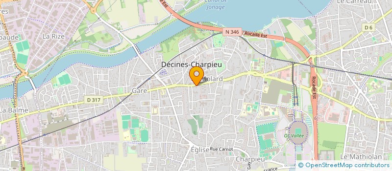 localisation de l'entreprise 380 146 902   DECINES-CHARPIEU