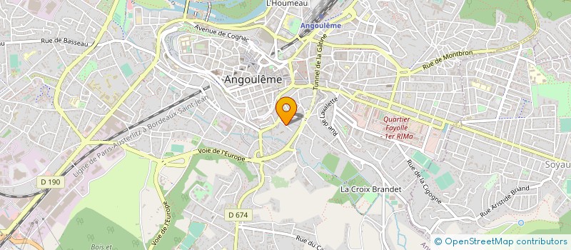 localisation de l'entreprise 380 311 761 à ANGOULEME