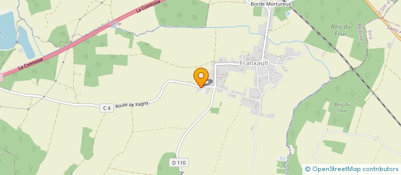 localisation de l'entreprise 380 320 705   CHARREY-SUR-SAONE